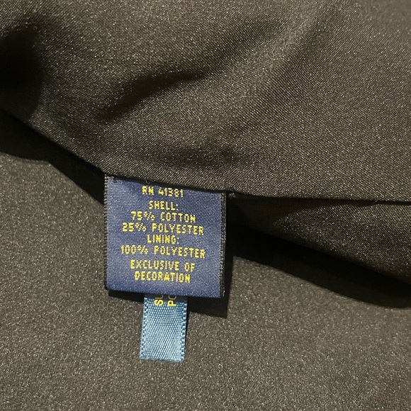 NWT Polo Ralph Lauren Embroidered Crest Black Blazer Golden-tone Buttons Preppy - Picture 8 of 12